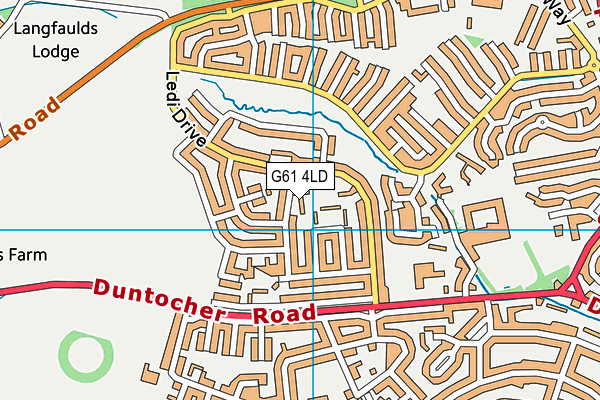 G61 4LD map - OS VectorMap District (Ordnance Survey) G61 4LD map - OS VectorMap District (Ordnance Survey)