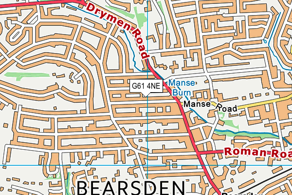 G61 4NE map - OS VectorMap District (Ordnance Survey) G61 4NE map - OS VectorMap District (Ordnance Survey)