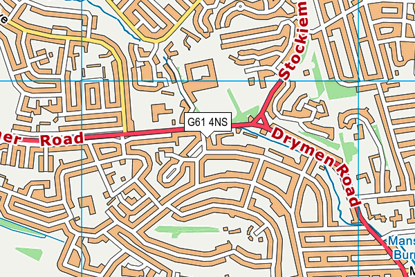 G61 4NS map - OS VectorMap District (Ordnance Survey) G61 4NS map - OS VectorMap District (Ordnance Survey)