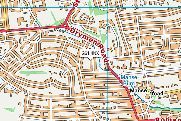 G61 4NX map - OS VectorMap District (Ordnance Survey) G61 4NX map - OS VectorMap District (Ordnance Survey)