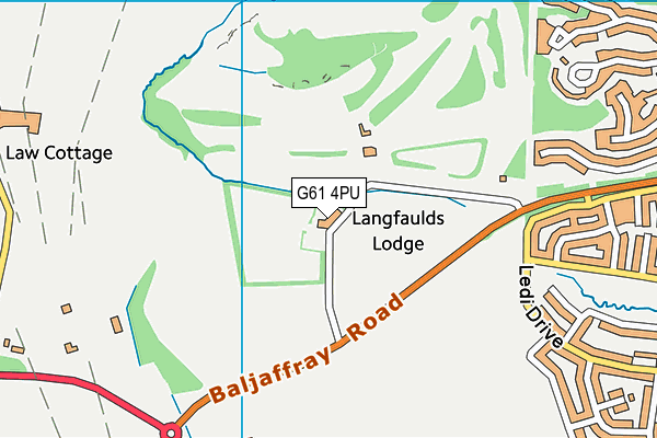 G61 4PU map - OS VectorMap District (Ordnance Survey) G61 4PU map - OS VectorMap District (Ordnance Survey)