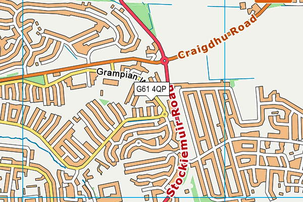 G61 4QP map - OS VectorMap District (Ordnance Survey) G61 4QP map - OS VectorMap District (Ordnance Survey)