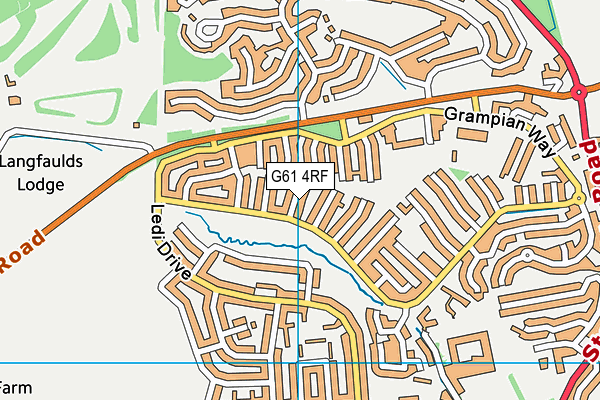 G61 4RF map - OS VectorMap District (Ordnance Survey) G61 4RF map - OS VectorMap District (Ordnance Survey)