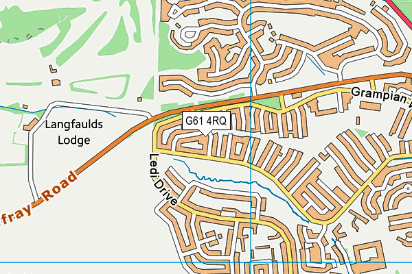 G61 4RQ map - OS VectorMap District (Ordnance Survey) G61 4RQ map - OS VectorMap District (Ordnance Survey)