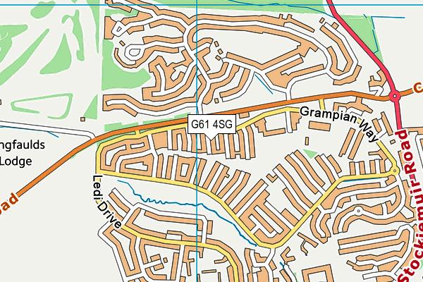G61 4SG map - OS VectorMap District (Ordnance Survey) G61 4SG map - OS VectorMap District (Ordnance Survey)