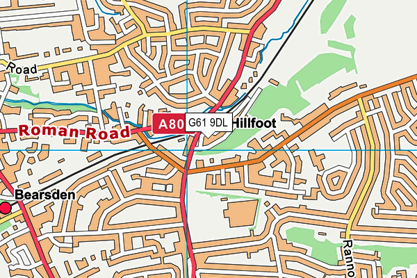 G61 9DL map - OS VectorMap District (Ordnance Survey) G61 9DL map - OS VectorMap District (Ordnance Survey)