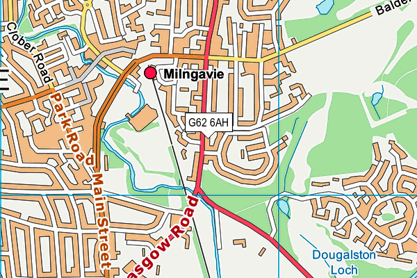 G62 6AH map - OS VectorMap District (Ordnance Survey) G62 6AH map - OS VectorMap District (Ordnance Survey)