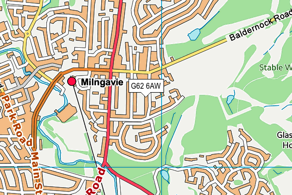G62 6AW map - OS VectorMap District (Ordnance Survey) G62 6AW map - OS VectorMap District (Ordnance Survey)