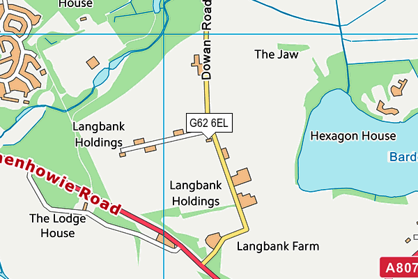 G62 6EL map - OS VectorMap District (Ordnance Survey) G62 6EL map - OS VectorMap District (Ordnance Survey)