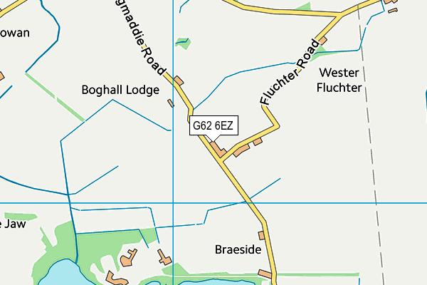 G62 6EZ map - OS VectorMap District (Ordnance Survey) G62 6EZ map - OS VectorMap District (Ordnance Survey)