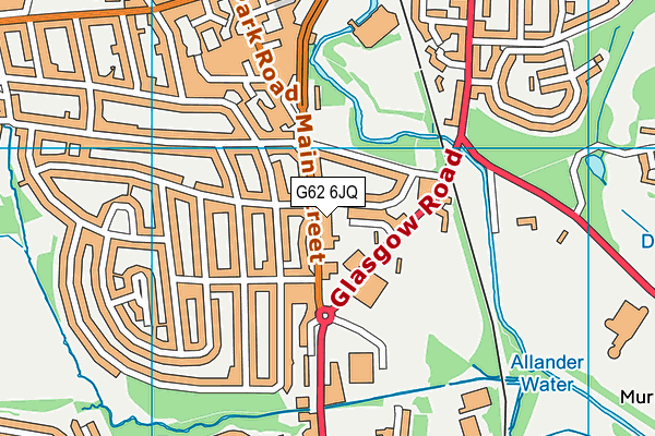 G62 6JQ map - OS VectorMap District (Ordnance Survey) G62 6JQ map - OS VectorMap District (Ordnance Survey)