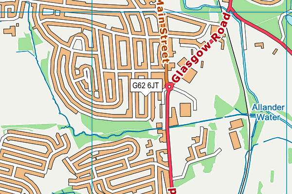 G62 6JT map - OS VectorMap District (Ordnance Survey) G62 6JT map - OS VectorMap District (Ordnance Survey)