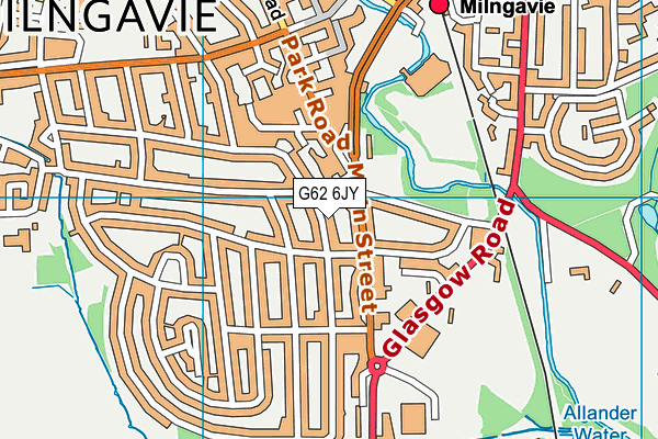 G62 6JY map - OS VectorMap District (Ordnance Survey) G62 6JY map - OS VectorMap District (Ordnance Survey)