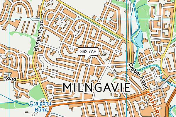 G62 7AH map - OS VectorMap District (Ordnance Survey) G62 7AH map - OS VectorMap District (Ordnance Survey)
