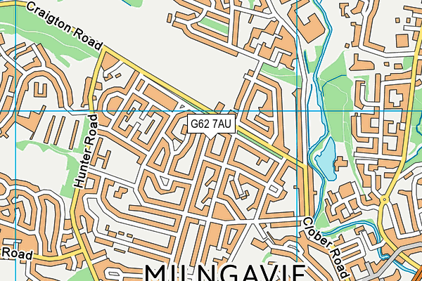 G62 7AU map - OS VectorMap District (Ordnance Survey) G62 7AU map - OS VectorMap District (Ordnance Survey)