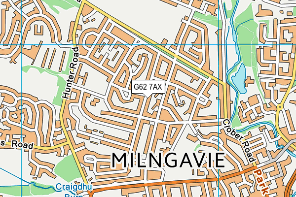 G62 7AX map - OS VectorMap District (Ordnance Survey) G62 7AX map - OS VectorMap District (Ordnance Survey)