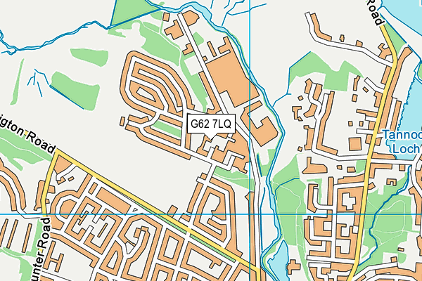 G62 7LQ map - OS VectorMap District (Ordnance Survey) G62 7LQ map - OS VectorMap District (Ordnance Survey)