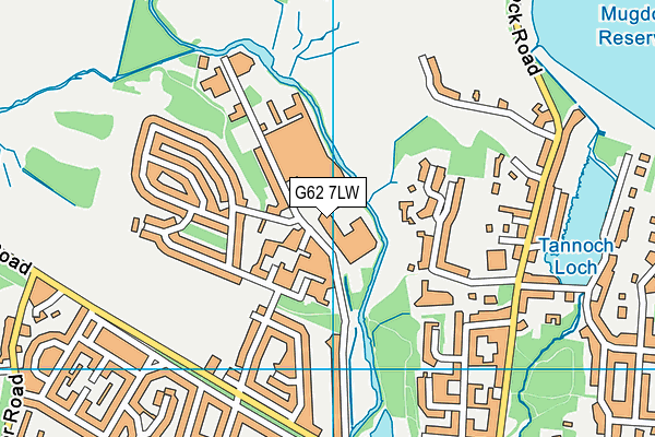 G62 7LW map - OS VectorMap District (Ordnance Survey) G62 7LW map - OS VectorMap District (Ordnance Survey)
