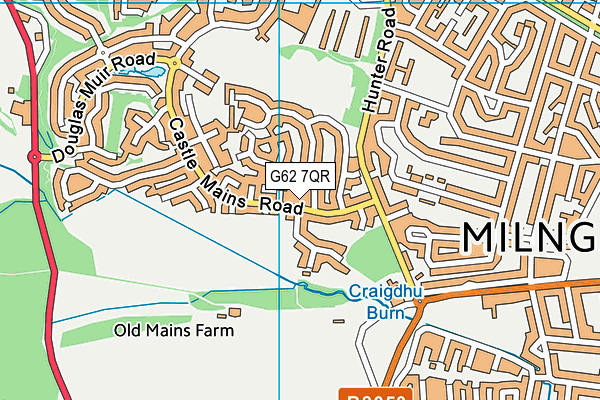 G62 7QR map - OS VectorMap District (Ordnance Survey) G62 7QR map - OS VectorMap District (Ordnance Survey)