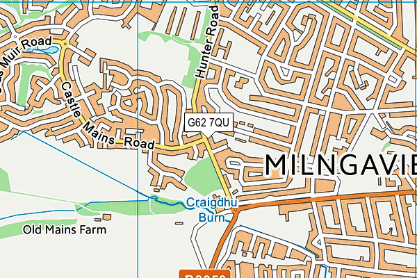 G62 7QU map - OS VectorMap District (Ordnance Survey) G62 7QU map - OS VectorMap District (Ordnance Survey)