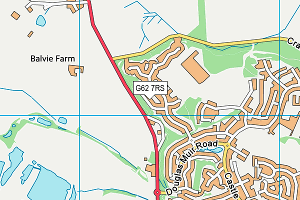 G62 7RS map - OS VectorMap District (Ordnance Survey) G62 7RS map - OS VectorMap District (Ordnance Survey)