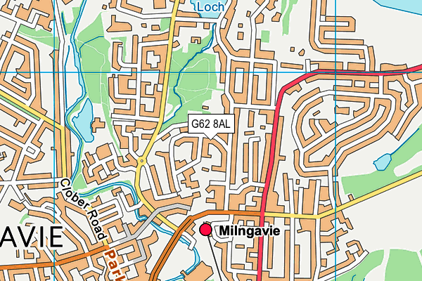 G62 8AL map - OS VectorMap District (Ordnance Survey) G62 8AL map - OS VectorMap District (Ordnance Survey)