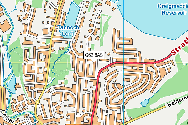G62 8AS map - OS VectorMap District (Ordnance Survey) G62 8AS map - OS VectorMap District (Ordnance Survey)