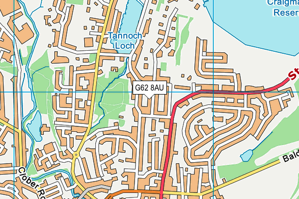 G62 8AU map - OS VectorMap District (Ordnance Survey) G62 8AU map - OS VectorMap District (Ordnance Survey)