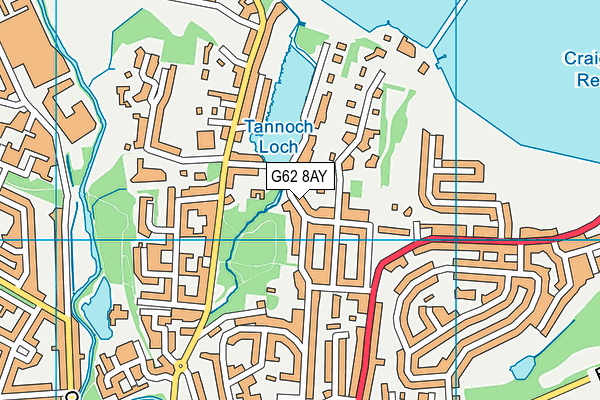 G62 8AY map - OS VectorMap District (Ordnance Survey) G62 8AY map - OS VectorMap District (Ordnance Survey)