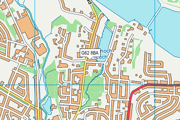 G62 8BA map - OS VectorMap District (Ordnance Survey) G62 8BA map - OS VectorMap District (Ordnance Survey)