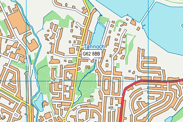 G62 8BB map - OS VectorMap District (Ordnance Survey) G62 8BB map - OS VectorMap District (Ordnance Survey)