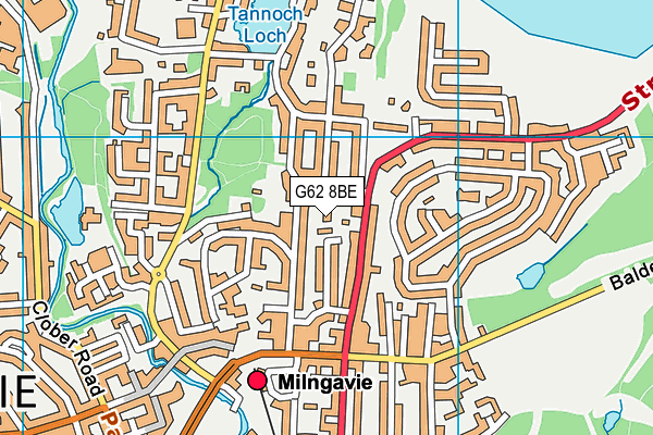 G62 8BE map - OS VectorMap District (Ordnance Survey) G62 8BE map - OS VectorMap District (Ordnance Survey)