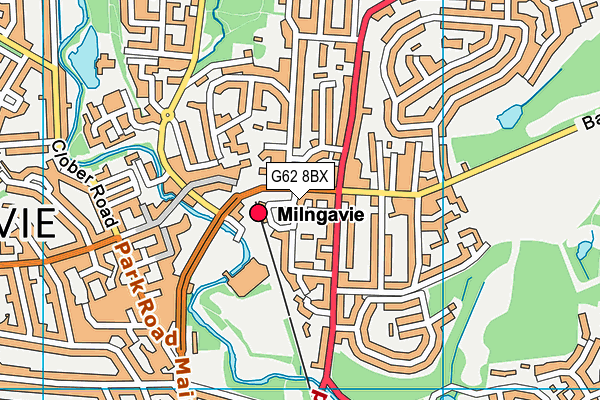 G62 8BX map - OS VectorMap District (Ordnance Survey) G62 8BX map - OS VectorMap District (Ordnance Survey)