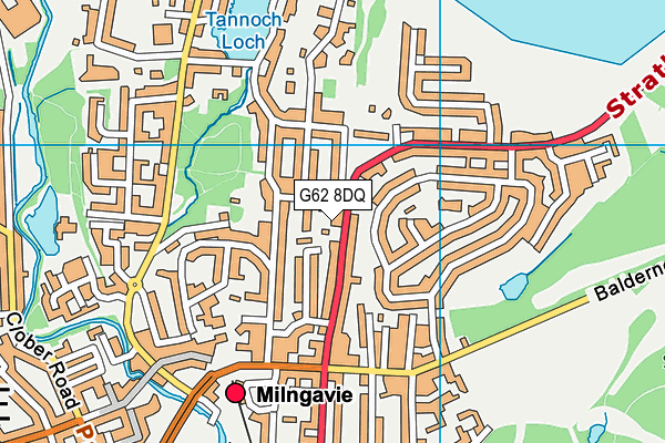G62 8DQ map - OS VectorMap District (Ordnance Survey) G62 8DQ map - OS VectorMap District (Ordnance Survey)
