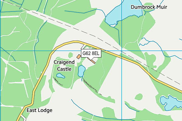 G62 8EL map - OS VectorMap District (Ordnance Survey) G62 8EL map - OS VectorMap District (Ordnance Survey)