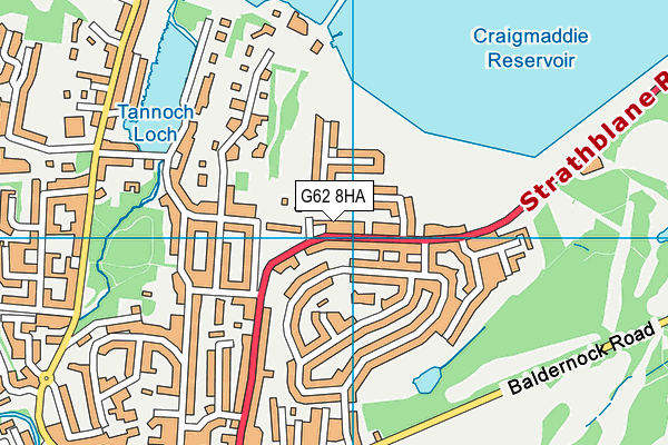 G62 8HA map - OS VectorMap District (Ordnance Survey) G62 8HA map - OS VectorMap District (Ordnance Survey)
