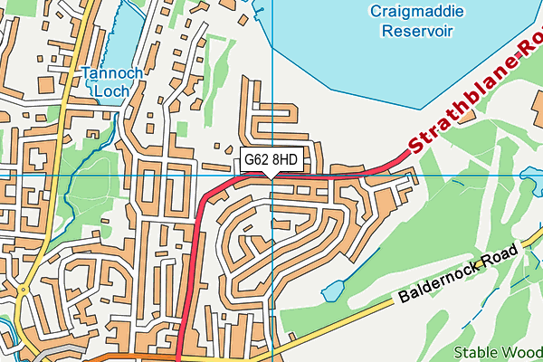G62 8HD map - OS VectorMap District (Ordnance Survey) G62 8HD map - OS VectorMap District (Ordnance Survey)