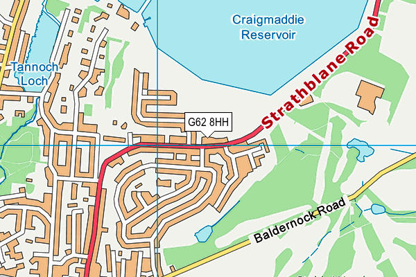 G62 8HH map - OS VectorMap District (Ordnance Survey) G62 8HH map - OS VectorMap District (Ordnance Survey)