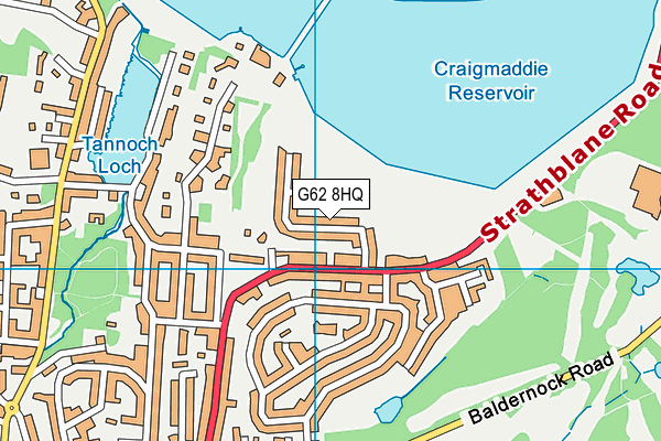 G62 8HQ map - OS VectorMap District (Ordnance Survey) G62 8HQ map - OS VectorMap District (Ordnance Survey)
