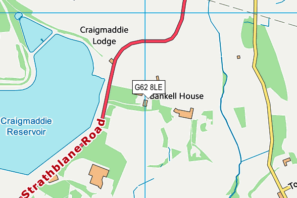 G62 8LE map - OS VectorMap District (Ordnance Survey) G62 8LE map - OS VectorMap District (Ordnance Survey)