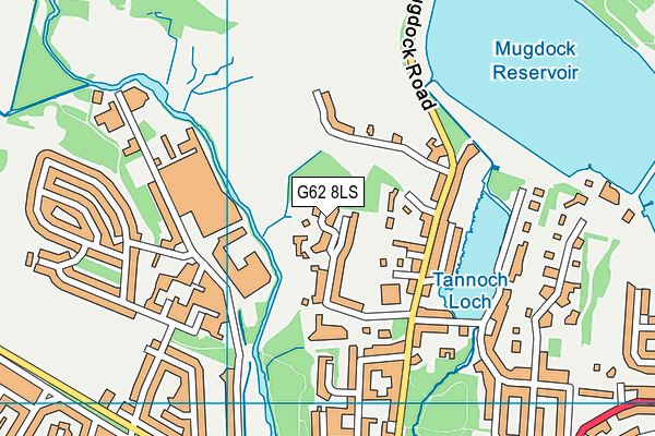 G62 8LS map - OS VectorMap District (Ordnance Survey) G62 8LS map - OS VectorMap District (Ordnance Survey)