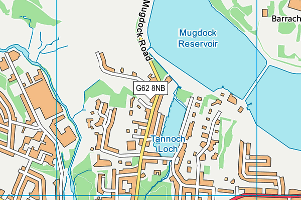 G62 8NB map - OS VectorMap District (Ordnance Survey) G62 8NB map - OS VectorMap District (Ordnance Survey)
