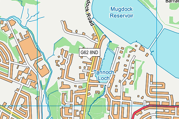 G62 8ND map - OS VectorMap District (Ordnance Survey) G62 8ND map - OS VectorMap District (Ordnance Survey)