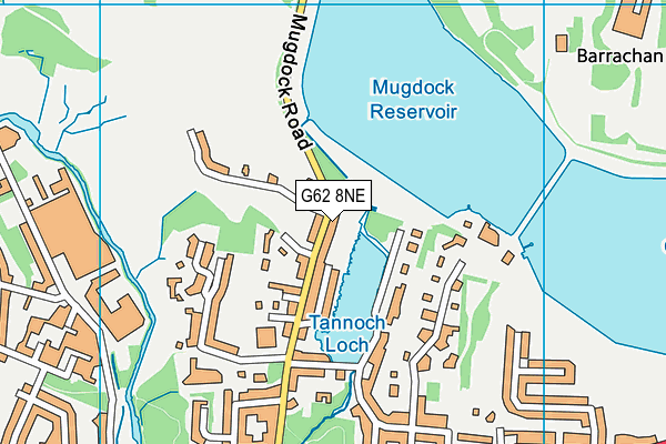 G62 8NE map - OS VectorMap District (Ordnance Survey) G62 8NE map - OS VectorMap District (Ordnance Survey)