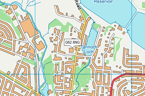 G62 8NG map - OS VectorMap District (Ordnance Survey) G62 8NG map - OS VectorMap District (Ordnance Survey)