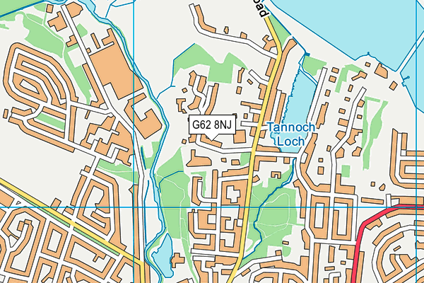 G62 8NJ map - OS VectorMap District (Ordnance Survey) G62 8NJ map - OS VectorMap District (Ordnance Survey)