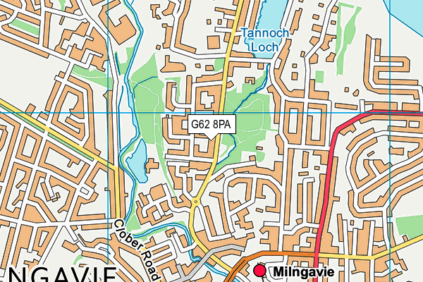 G62 8PA map - OS VectorMap District (Ordnance Survey) G62 8PA map - OS VectorMap District (Ordnance Survey)