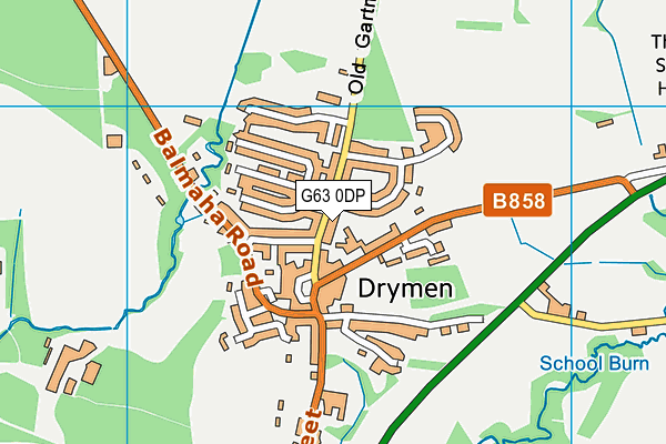 G63 0DP map - OS VectorMap District (Ordnance Survey) G63 0DP map - OS VectorMap District (Ordnance Survey)