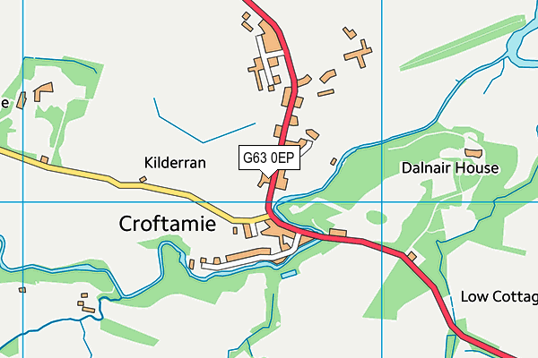 G63 0EP map - OS VectorMap District (Ordnance Survey) G63 0EP map - OS VectorMap District (Ordnance Survey)