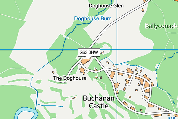 G63 0HW map - OS VectorMap District (Ordnance Survey) G63 0HW map - OS VectorMap District (Ordnance Survey)